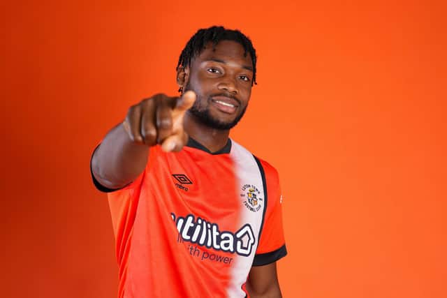 Teden Mengi has signed for Luton - pic: Luton Town FC
