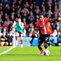 Issa Kabore looks to get forward against AFC Bournemouth last weekend - pic: Liam Smith