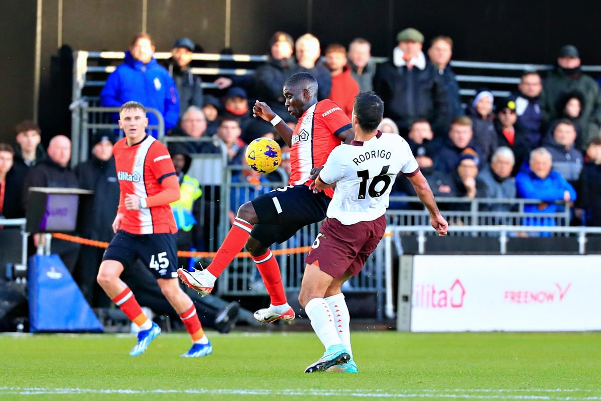 Arsenal and City displays give Nakamba encouragement that Luton can stay in the Premier League