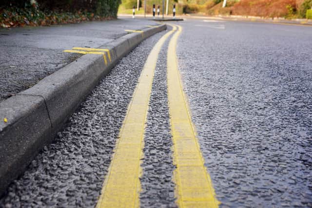 File photo:  Double Yellow Lines.