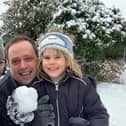 Gemma Gamble with her late husband Ed and their daughter Amelia. He died only three months after being diagnosed with a brain tumour and she is raising funds and awareness of the vital role hospices play in our communities