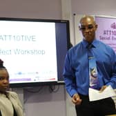Managing Director Montell in a workshop 
