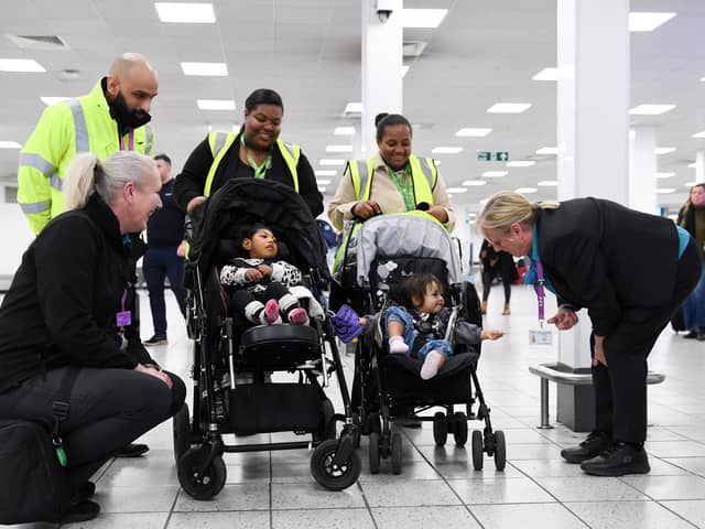 Children on the tour. Picture: London Luton Airport/Jane Russell
