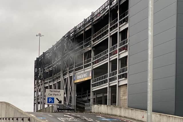 Around 1,500 cars were damaged in the blaze