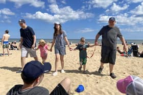 Family enjoying a beach holiday thanks to The Getaway Foundation