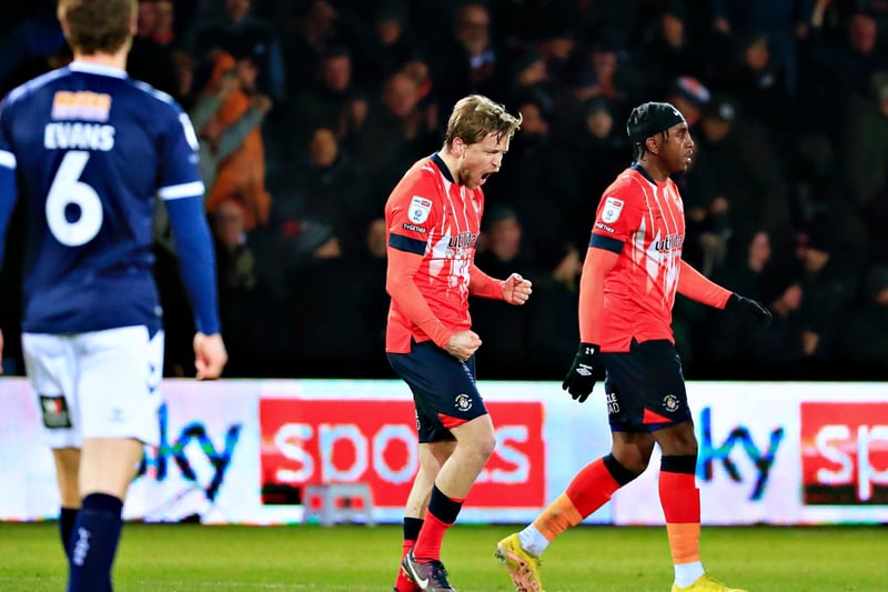Luton took on Millwall at home, falling 2-0 behind to the Lions with 52 minutes of the contest gone at Kenilworth Road. Elijah Adebayo then scored just before the hour mark before Luke Berry salvaged a point for the Hatters with three minutes to go.
