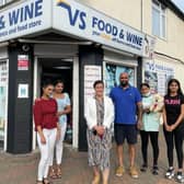 Luton North MP with the owners of VS Food and Wine. (Picture: Sarah Owen MP)