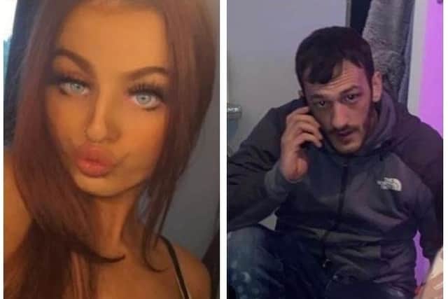 Victims: Ellie Ogden-Hooper, 19, from Leighton Buzzard, and Reece White, 23, from Luton.