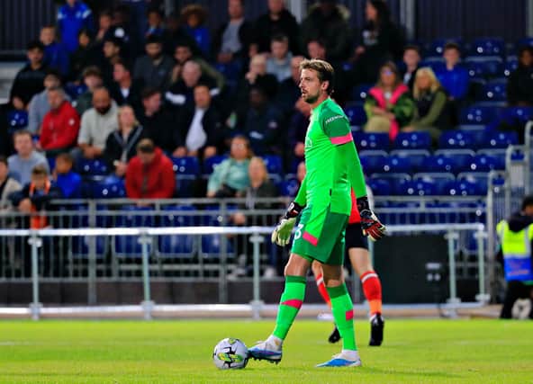 Tim Krul starts for Luton this afternoon - pic: Liam Smith