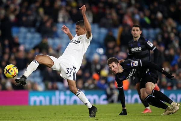 Cody Drameh in action for Leeds United during their pre-season clash against Real Sociedad