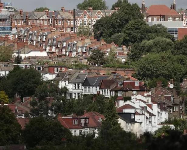A view if houses in North London