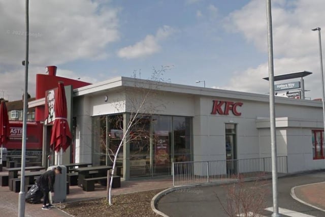 KFC at Hatters Way Retail Park was rated on January 20