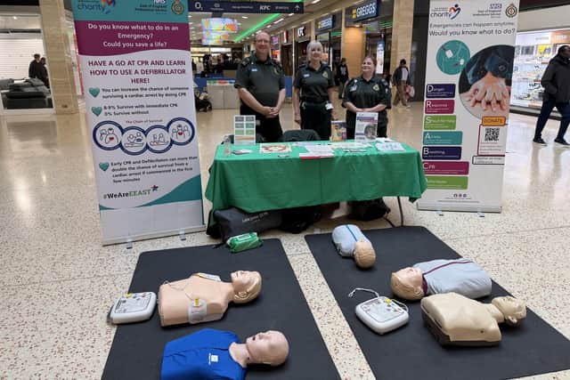 East of England Ambulance Service NHS Trust Staff at Luton Mall