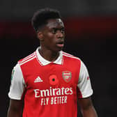Albert Sambi Lokonga has signed for Luton from Arsenal - pic: David Price/Arsenal FC via Getty Images