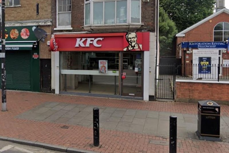 Kentucky Fried Chicken at 92 Dunstable Road was given a rating of five on January 2