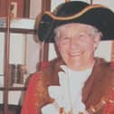 Brenda Boatwright in the Mayoral Robes and Chain 1988