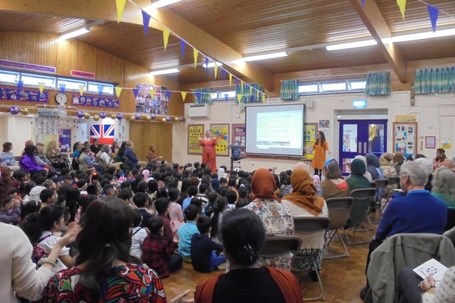 The school held a special assembly