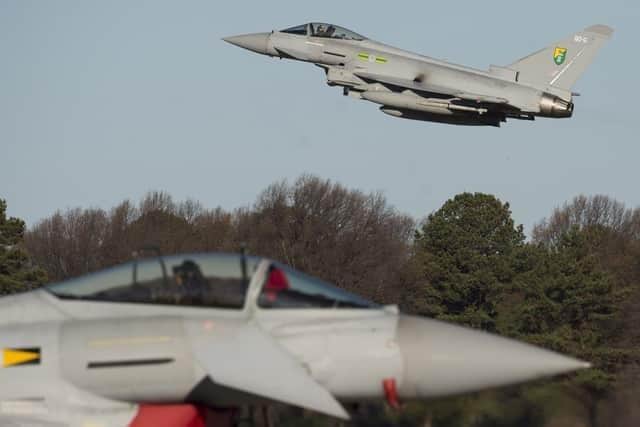 A Eurofighter Typhoon Jet caused the sonic boom which could be heard over Northants last night at around 8.35pm
