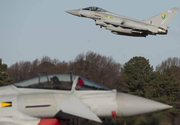 A Eurofighter Typhoon Jet caused the sonic boom which could be heard over Northants last night at around 8.35pm