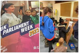 5th Stopsley Guides commemorated UK Parliament week