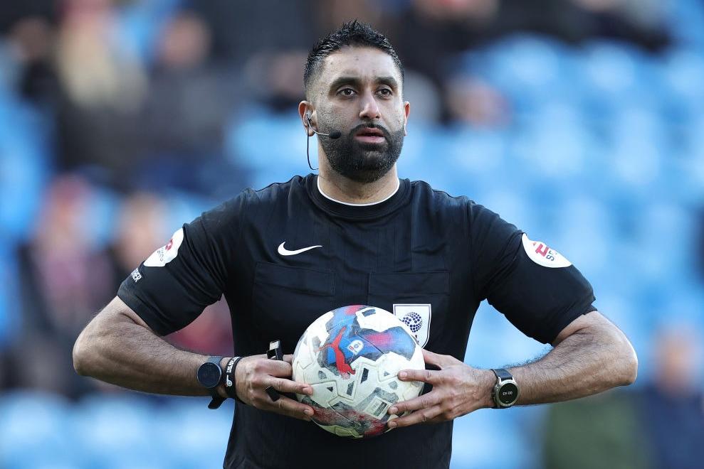 Singh Gill the first British South Asian to referee in the Premier League when he takes Luton's trip to Palace