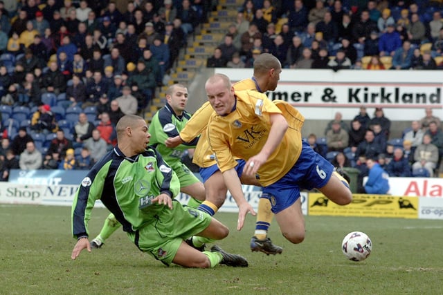 A popular no-nonsense centre half, he began his career at Orient but, unable to break into the first team, moved on and was with Stags from 2000 to 2003 before long spells with Bristol Rovers, Southend United (twice) and Gillingham. He is now a coach with Millwall.