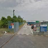 The gates to the tip on Progress Way. Picture: Google Maps