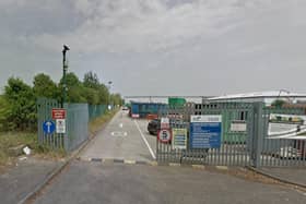 The gates to the tip on Progress Way. Picture: Google Maps