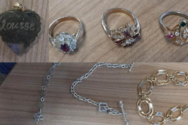 Some of the recovered jewellery. (Picture: Bedfordshire Police)