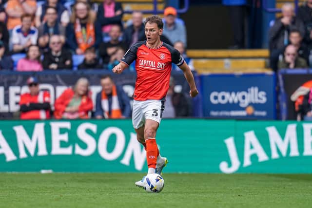 Luton defender Kal Naismith felt he was to blame for Reading's opening goal on Saturday - pic: David Horn / PRiME Media Images