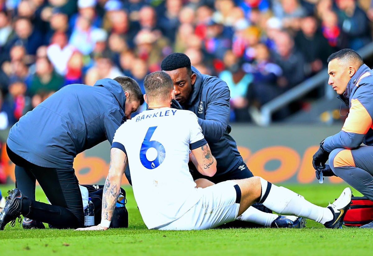 England hopeful Barkley will play on for Luton with a broken nose at Bournemouth
