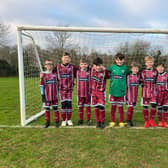 Caption: Woburn &amp; Wavendon FC’s Under 9s Tornados have secured a two year shirt sponsorship with Blo