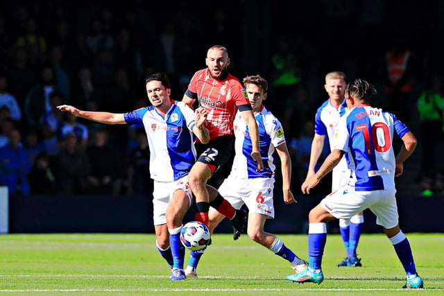 With Rovers looking to dominate possession, he had his work cut out at times, particularly in the opening 45 minutes having to try and maintain the Hatters’ press. Won the ball back twice in quick succession to set up Clark’s opportunity as his energy levels were infectious.