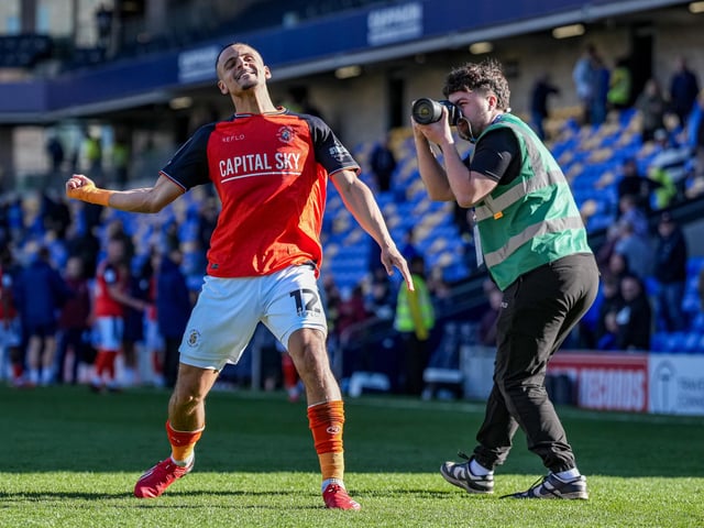 Came on after 17 minutes due to Wells’ injury and took a while to find his feet, having some good moments in the final third only to see the ball get away from him, Started to come into it more after the break though, sent away by Richards and coolly clipped a low finish beyond Bishop to end his long-awaited search for a first Luton goal. Looked a different player after that, having another effort deflected over, and collided with the post when almost turning in Jones' cross. Held the ball up well too, using his body to find Walsh for a shot and then picked out Richards for the third. Denied a second by a goal-line clearance, but finally looked like the striker Town had signed back in the summer.
