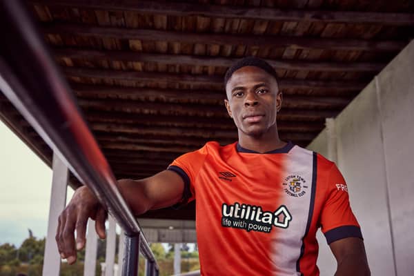 Chiedozie Ogbene is in the mix to start for Luton this weekend - pic: Luton Town FC