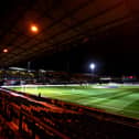 LUTON, ENGLAND - OCTOBER 28: A general view of the ground ahead of the Sky Bet Championship match between Luton Town and Nottingham Forest at Kenilworth Road on October 28, 2020 in Luton, England. (Photo by Chloe Knott - Danehouse/Getty Images)