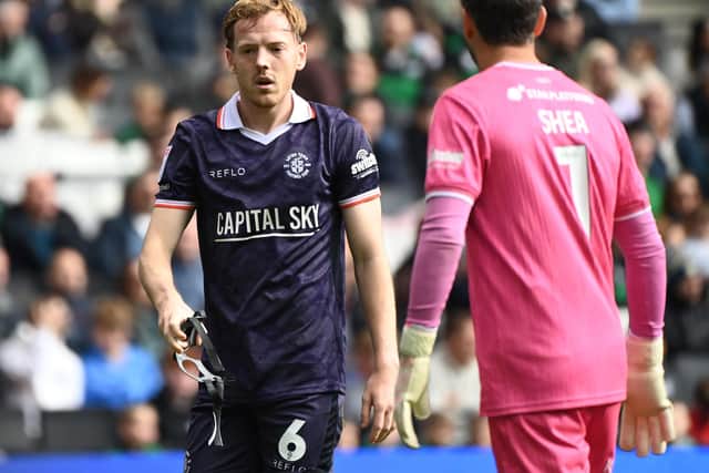 George Johnston gave away a penalty on Saturday - pic: Jane Russell