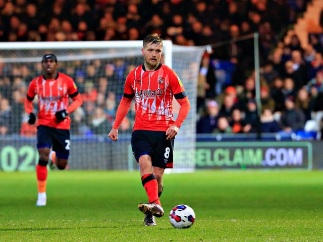 With Mpanzu and Clark injured then the midfielder got a deserved start for the Hatters. Would have no doubt scored if Morris wasn’t there instead, but still a massive influence in the central areas. His commitment to winning the ball back made it hard for the Robins to gain any real foothold as he showed great reserves of energy to last the full 90.
