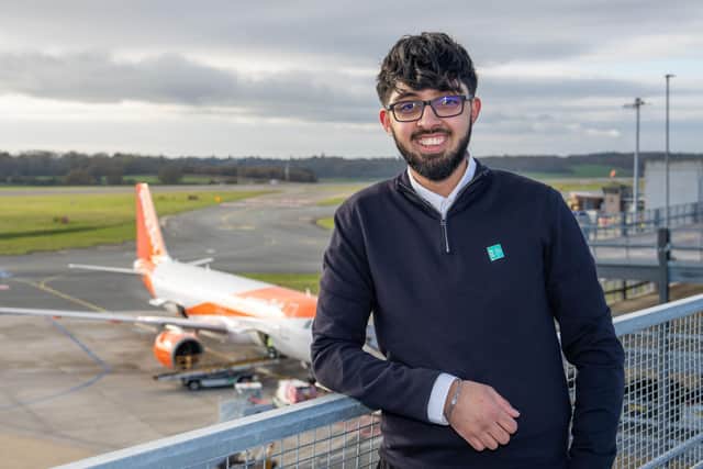Hassnain Qayoum, Commercial Apprentice, London Luton Airport