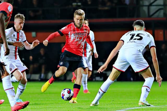 Luke Berry scored for the Hatters U21s this evening