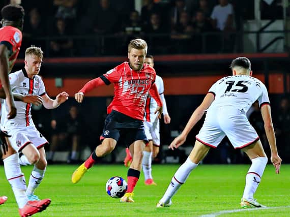 Luke Berry scored for the Hatters U21s this evening