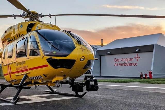 East Anglian Air Ambulance is a charity providing lifesaving critical across Bedfordshire, Cambridgeshire, Norfolk and Suffolk