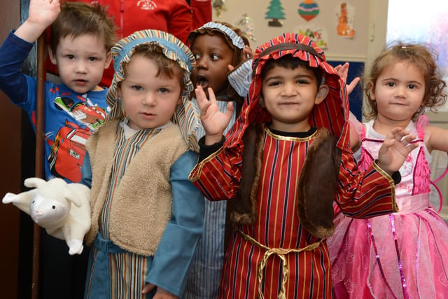 These little ones were just some of the stars of Applecroft Pre-school's nativity play back in 2012