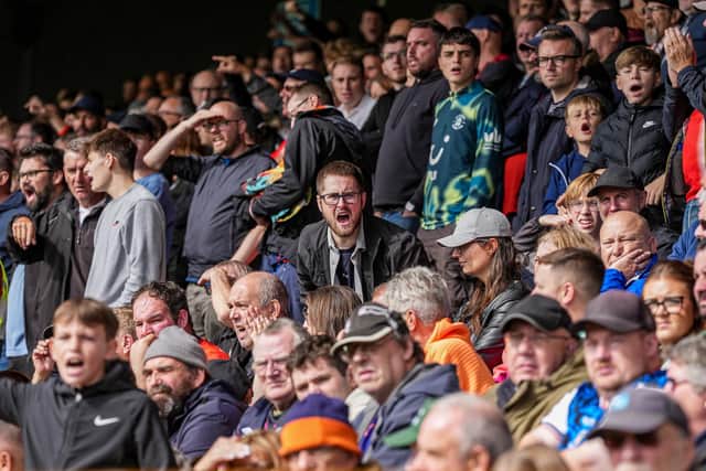 Luton supporters showed their frustrations towards manager Matt Bloomfield at Lincoln on Saturday - pic: David Horn / PRiME Media Images