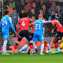 Gabe Osho turns home the opening goal against Sunderland on Tuesday night