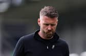 A dejected Luton Town boss Rob Edwards - pic: Richard Pelham/Getty Images