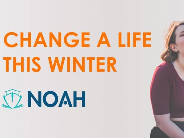 NOAH's Winter Appeal is hoping to raise more than £15,000 to help people across Bedfordshire who have nowhere else to turn, so they can be provided with a warm bed, hot meal and cold weather essentials like blankets