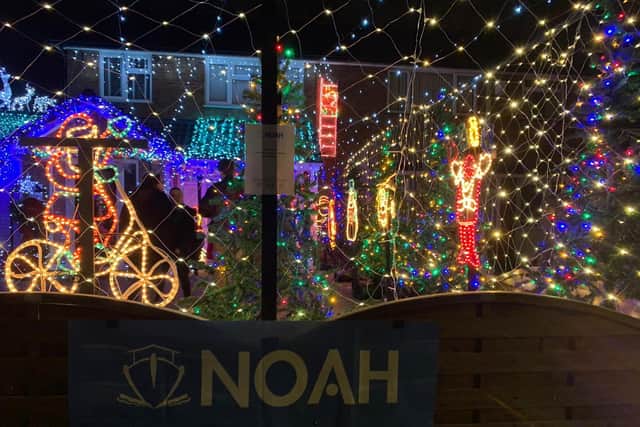 Homerton Road Christmas lights raising money for NOAH homeless charity