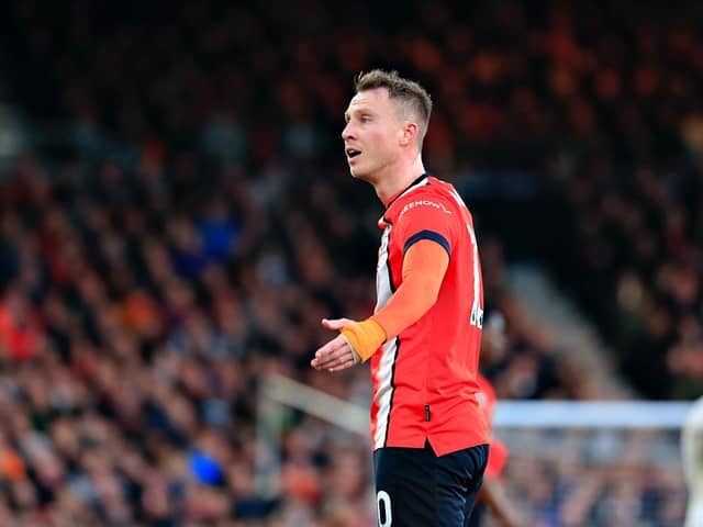 Town attacker Cauley Woodrow - pic: Liam Smith