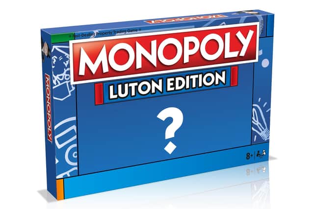 Mock up of a Luton Monopoly board - and the bosses want your suggestions for which iconic Luton landmarks to include. PIC: MONOPOLY